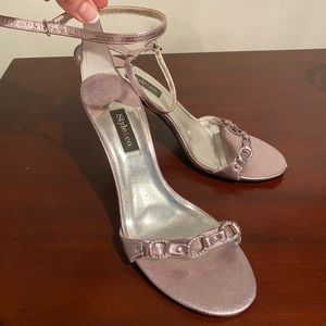 Pink metallic heels “Comet”